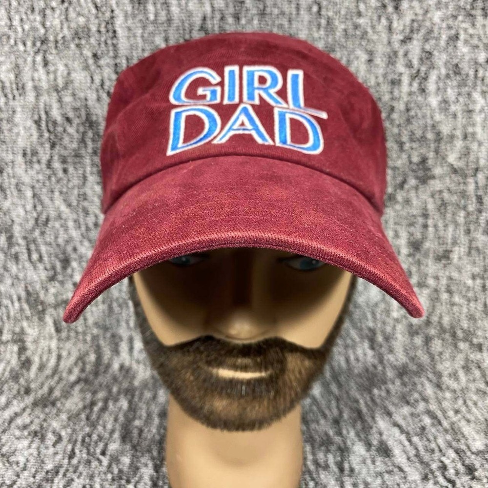 Girl Dad Cap Goodfellow Baseball Hat Mens OSFM Maroon Embroidered Cotton Cap‎